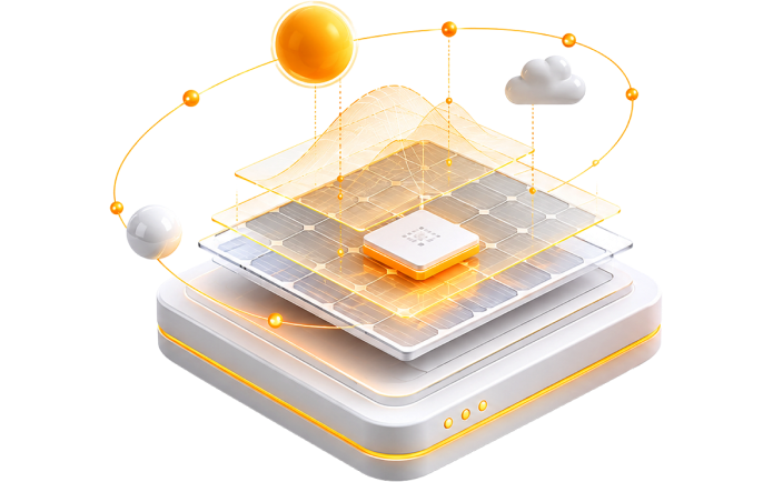 Solar Digital Twin — solar panels with live data overlays